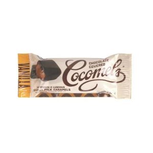COCOMELS Vanilleschokolade überzogene Cocomels: Bio-Karamell behandelt