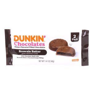 Dunkin Schokoladen Donut gefüllt Brownie Teig