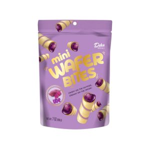 Deka Waffel beißt ube Geschmack (Indonesien)
