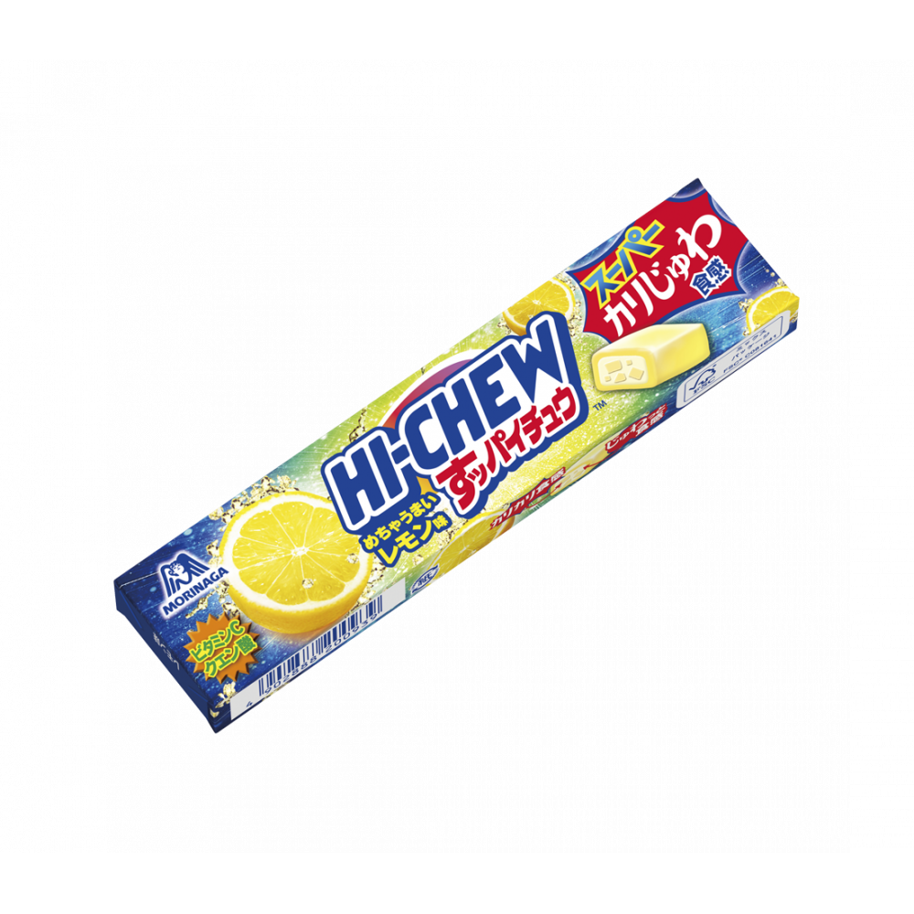 Morinaga, Hi-chew, Zitronengeschmack Suppaichu, 12 Stück als 1 Packung