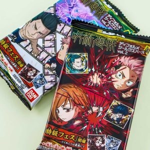 Jujutsu kaisen Waffel mit Aufkleber