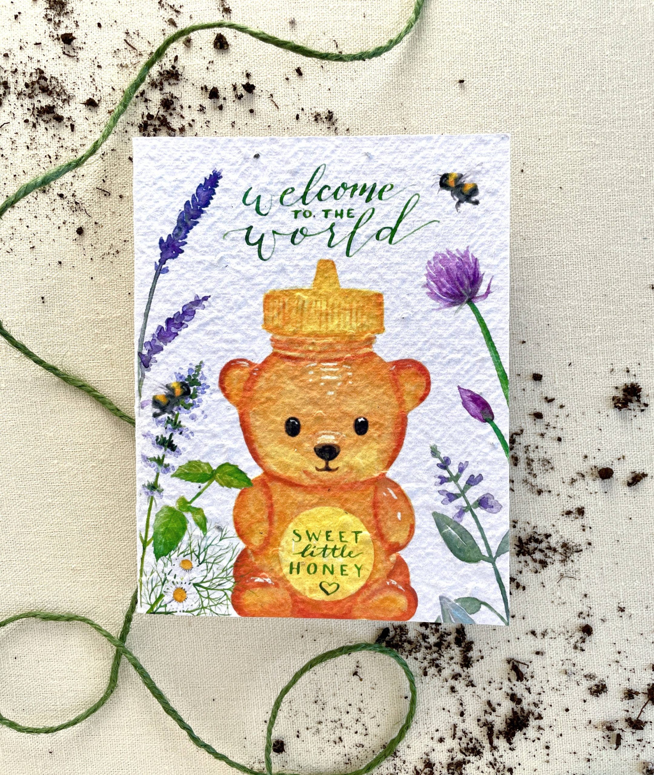 Notizen von Eden Seed Cards – süß klein Honig Plantable Wellness Mischung S