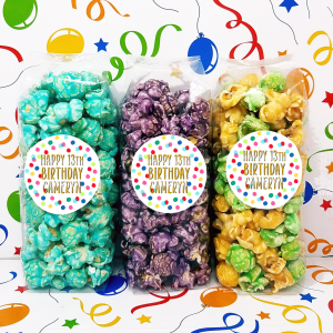 Zusammenfassung Polka Dot – personalisierte Party-Gefälligkeits-Taschen