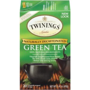 Twinings Entkoffein grüner Tee, 20 Beutel Packung mit 6