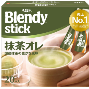 AGF Blendy Stick Matcha Grüner Tee au lait Milch 20 Packungen Made in Japan – Tokyo Sakura Mall