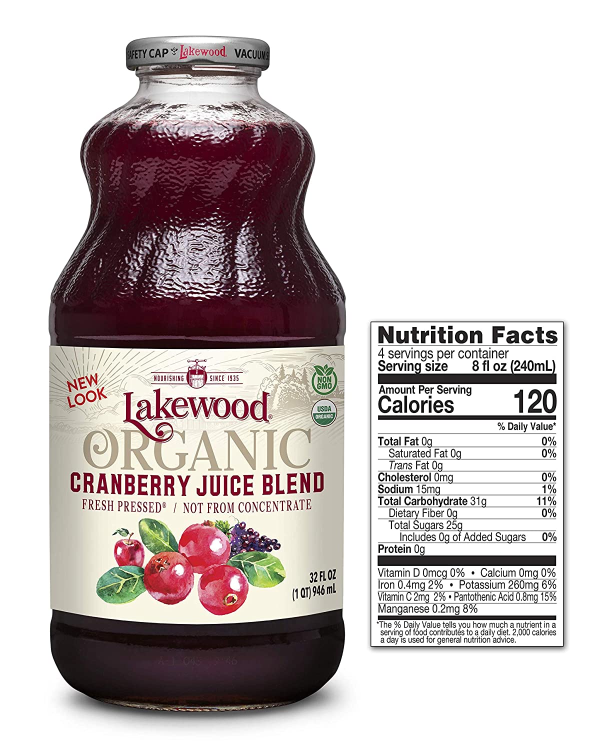 Lakewood Bio Cranberry Saft – frisch gepresst & Tart