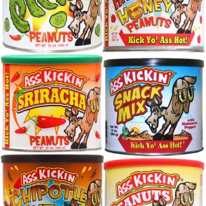 Ass Kickin Heiße Nüsse komplettes Geschenk-Set, 5/12oz, 1/10oz