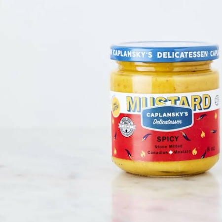 Caplansky's Deli Senf – Würziger Senf, koscheres Glas – 6 Gläser x 235 ml (8 fl oz)