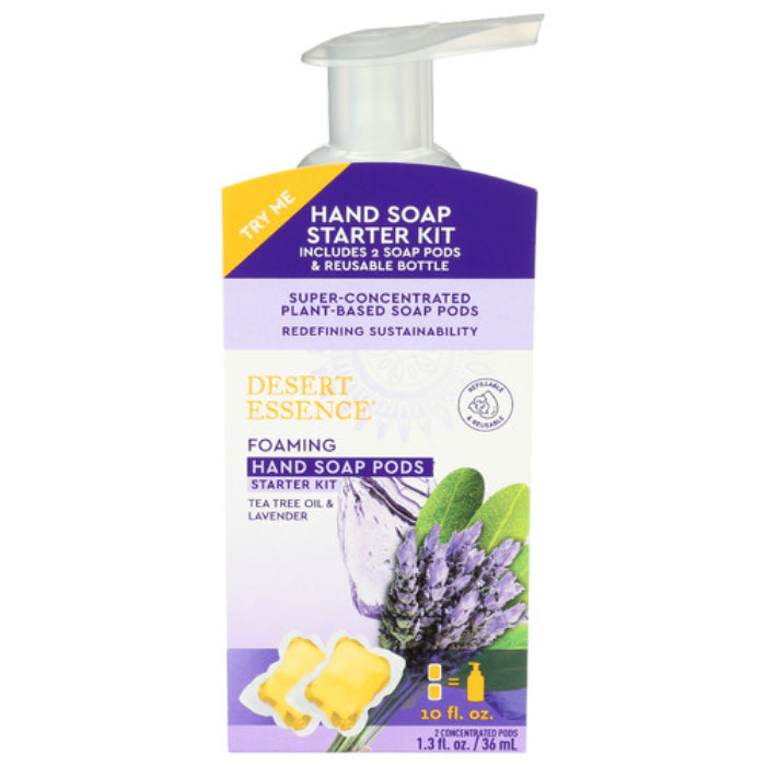Desert Essence – Waschen Hand Lavendel Start Kit, 1.3 Floz (Packung mit 3)
