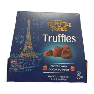 Truffettes de France mit Kakaopulver bestäubt
