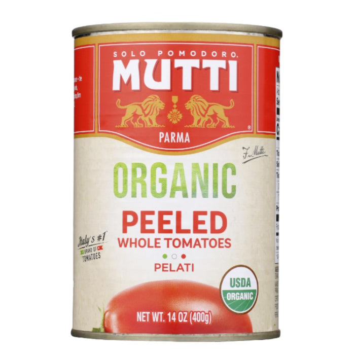 Mutti – Tomaten ganz geschält, 14 Oz – 6er Packung