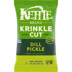 Wasserkocher Lebensmittel – Chip Kartoffel Dill Pickle 7,5 Oz – Packung mit 12
