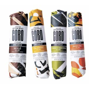 Coro ungekürzte Salami-Probenpackung (piccolo)salami – 4 Salamipackung