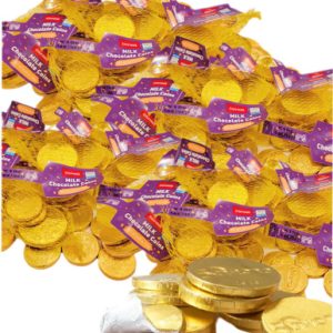 Hanukkah Schokoladenmünzen, Chanuka-Gelt-Münzbonbons, 12 Beutel