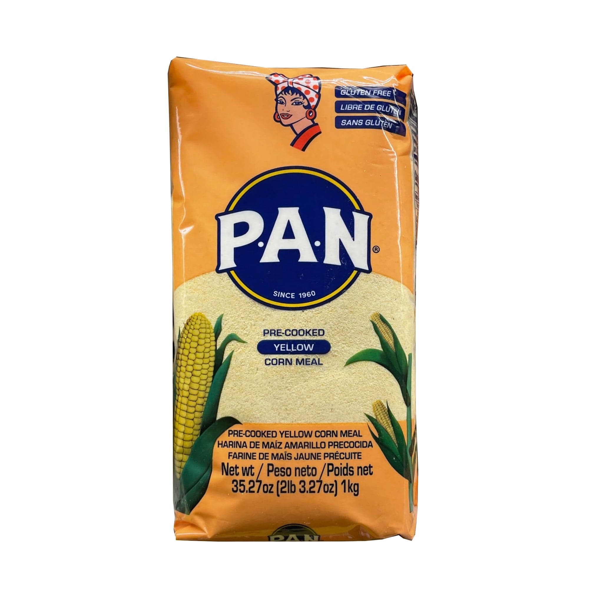 Pan Gelb Mais Meal vorgekocht