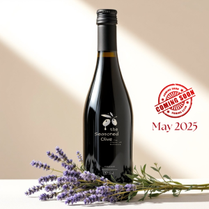 Lavender dunklen Balsamico-Essig – mit Blumenmuster, erdig & reich an Glasuren, Sal