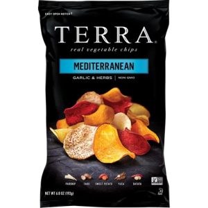 Terra Chips – exotische Gemüse mediterran, 6,8 Unzen Packung mit 12