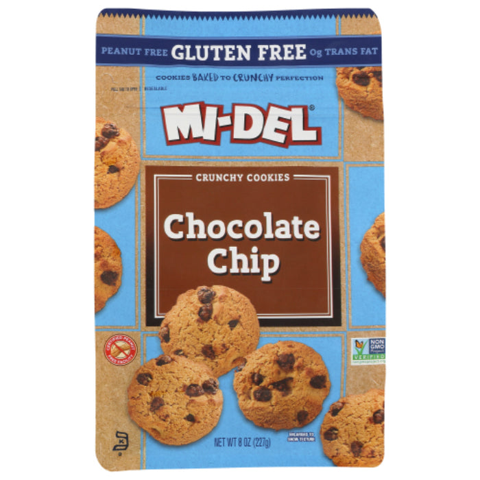 Midel – Keks GF Mini Schokoladenchip, 8 Oz – Packung mit 8 Stück