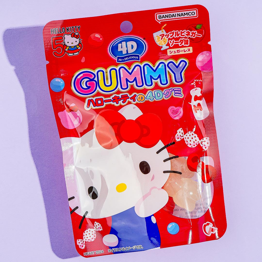 Hello Kitty 4D Gummy – Apfelessig Soda