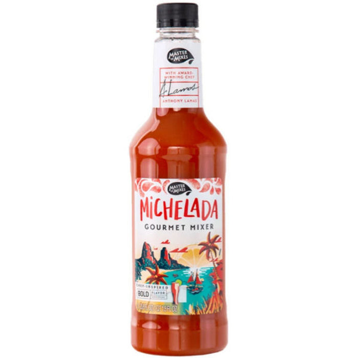 Master of Mixes – Bloody Mary Michelada Mischung, 1 L – Packung mit 6 Stück