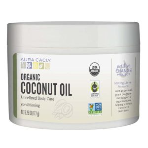 Aura Cacia Bio Kokosöl unraffiniert, 6,25 fl oz