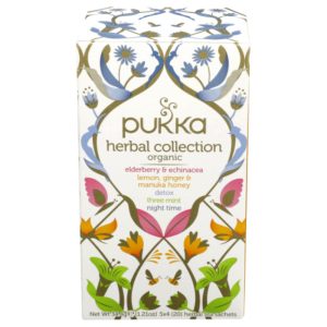 Pukka Herbs Kräutertee-Sammlung fünf Kräutermischungen – 34.4g