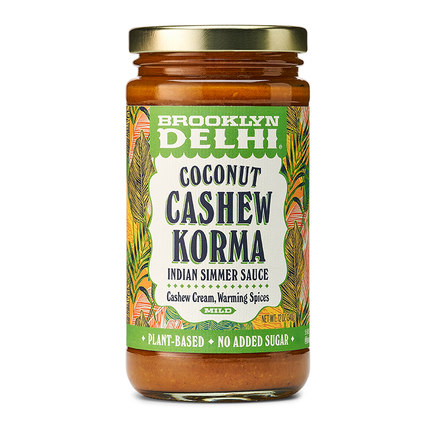 Brooklyn Delhi Kokos Cashew Korma Glas – 6 Gläser Fall