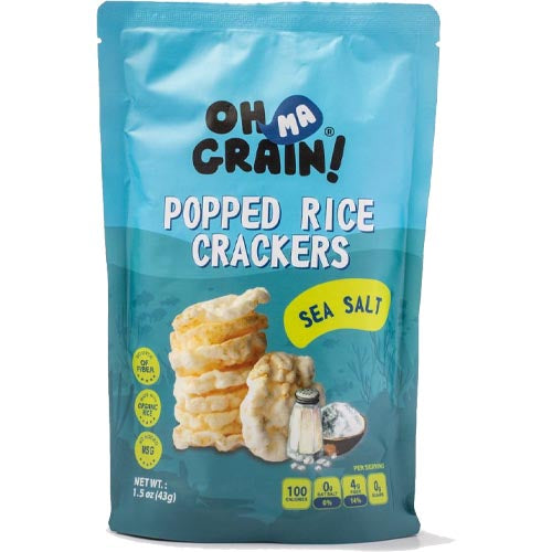 Oh Ma Grain – Popped Reiscracker – Meersalz – 1,5 OZ