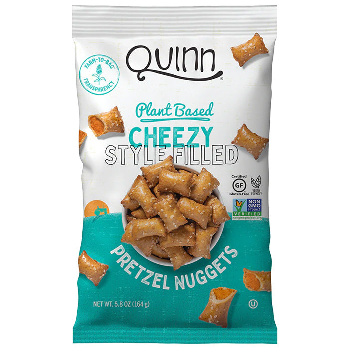 Quinn Pflanzliche Cheezy Style gefüllte Brezeln, 5,8 oz