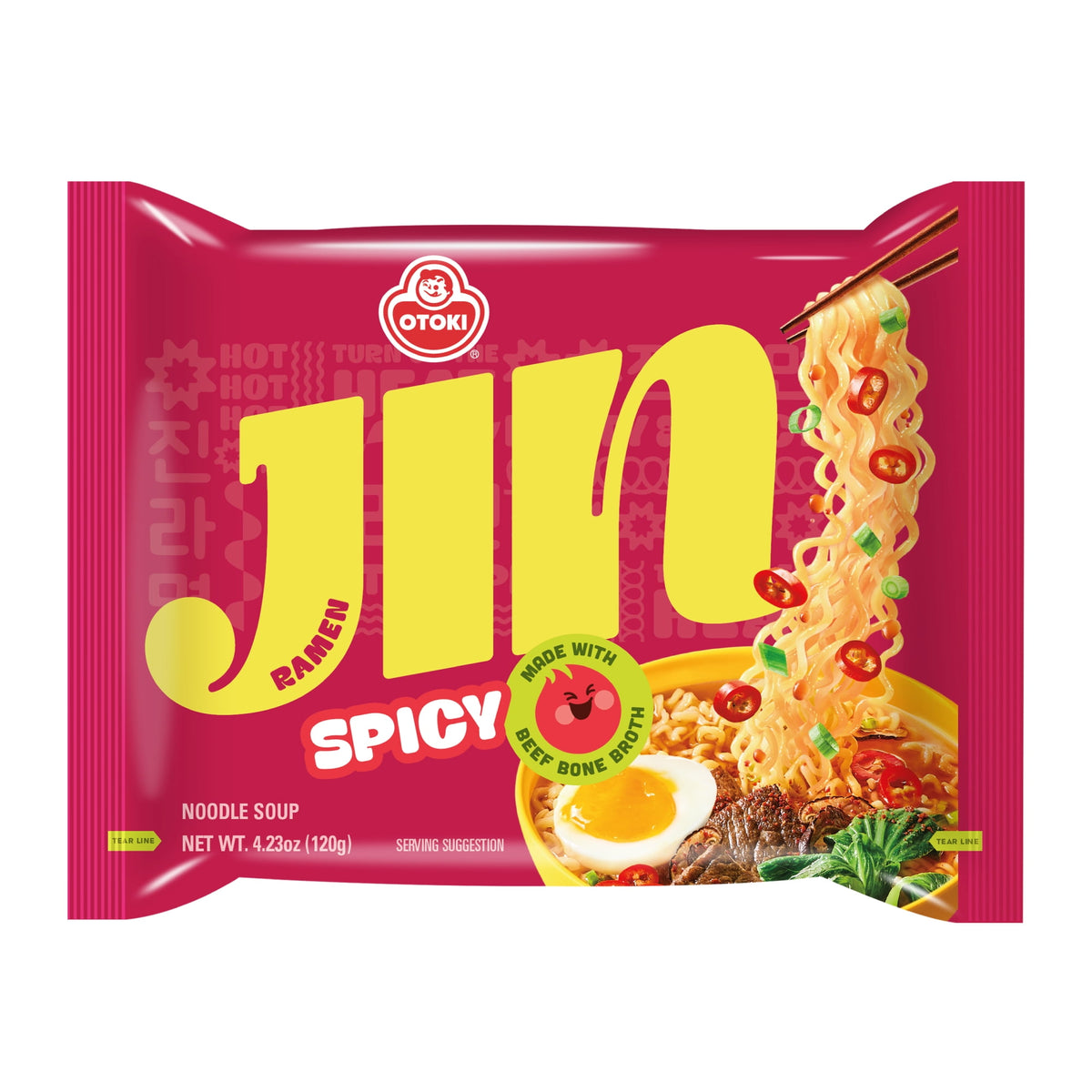 Jin Würzige Nudelsuppe mit Rinderknochenbrühe – 120g