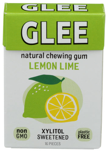 Glee Gum – Gummi zuckerfreie Zitrone Limette, 16 Stück (Packung mit 12)