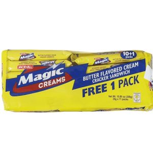 Jack ‘n Jill – Magic Creams Butter aromatisierte Creme Cracker Sandwich – 10 Packungen – 1,06 Unze