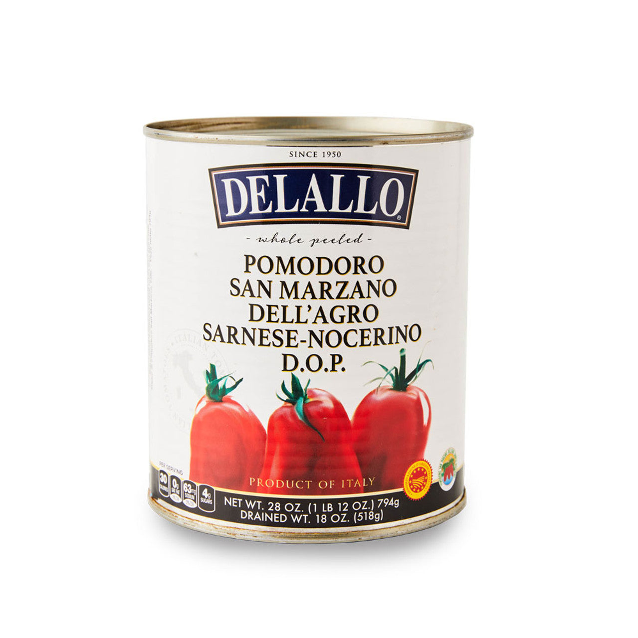 Delallo Tomaten importiert San Marzano, 28 Oz – 6er Packung