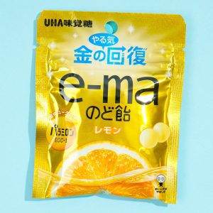 e-ma Throat Bonbonpackung – frische Zitrone