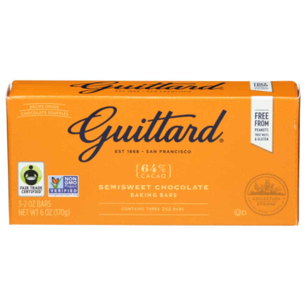 Guittard 64% halbsüße Schokolade, 6 Oz