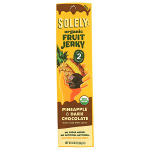 SOLELY – Jerky Ananas Schokolade 0,8OZ – Packung mit 12 Stück