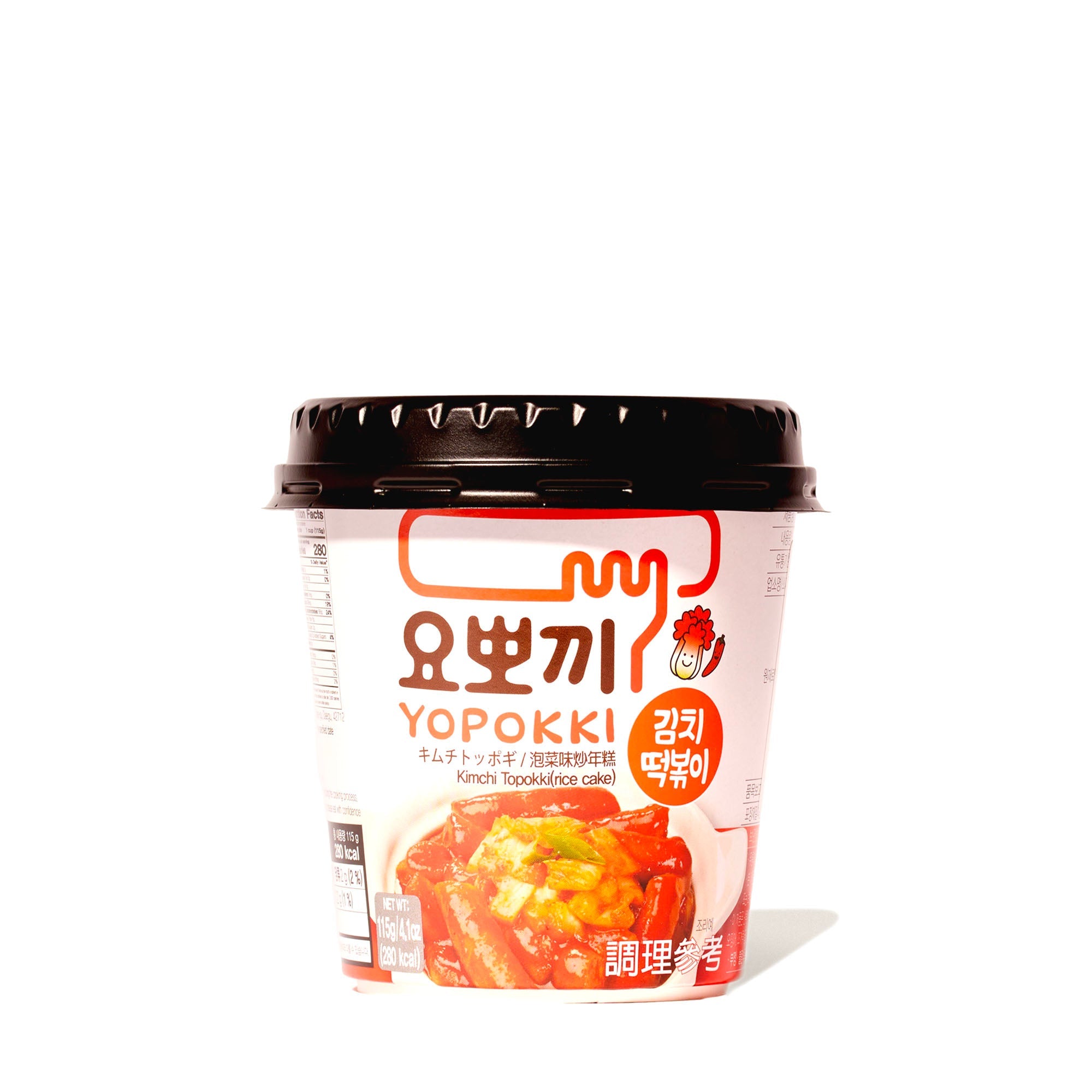 Yopokki Instant Tteokbokki Reiskuchen Tasse: Kimchi