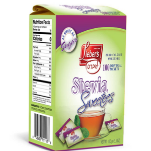 lieber-s stevia Pakete Null Kalorien Süßstoff, koscher für Passover, 100 Anzahl