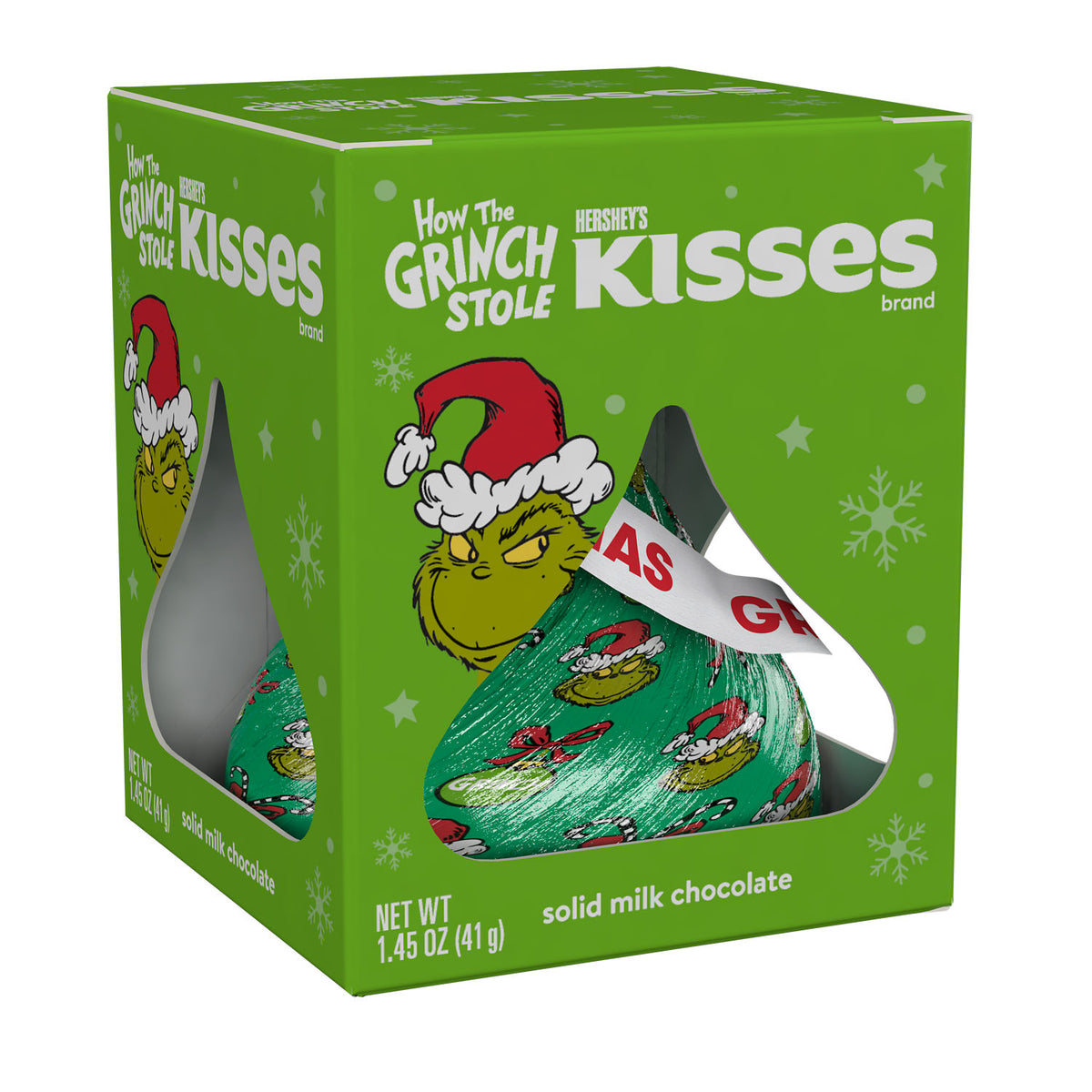 HERSHEY'S KISSES Grinch Vollmilch
