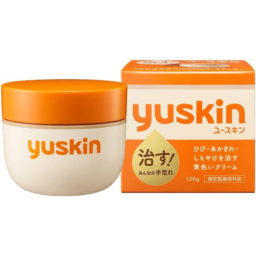 YU-SKIN Handcreme 120g Feuchtigkeitsspendende Handcreme für trockene und rissige Haut JAPAN – Tokyo Sakura Mall