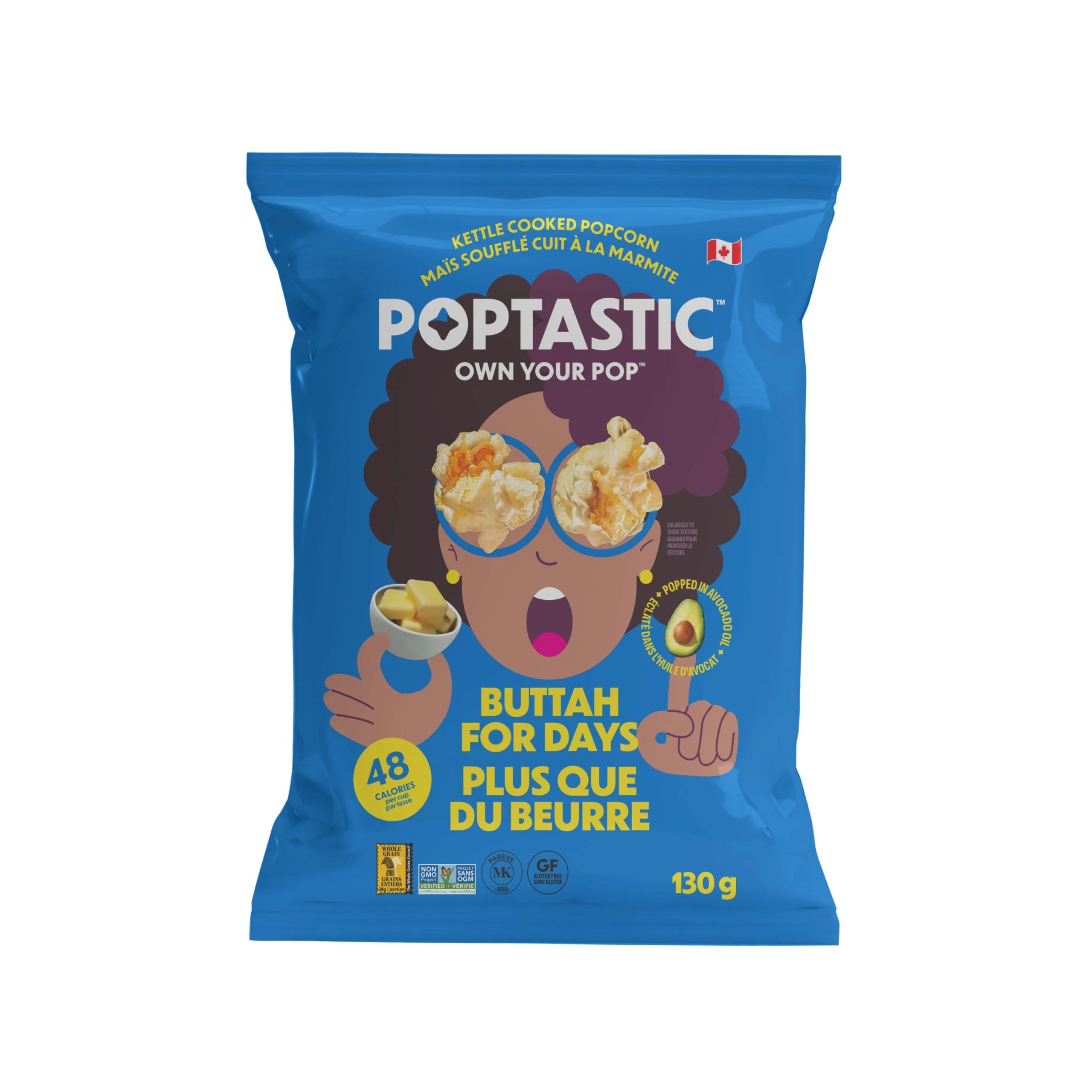 Poptastic Buttah für Tage Popcorn (Kanada)