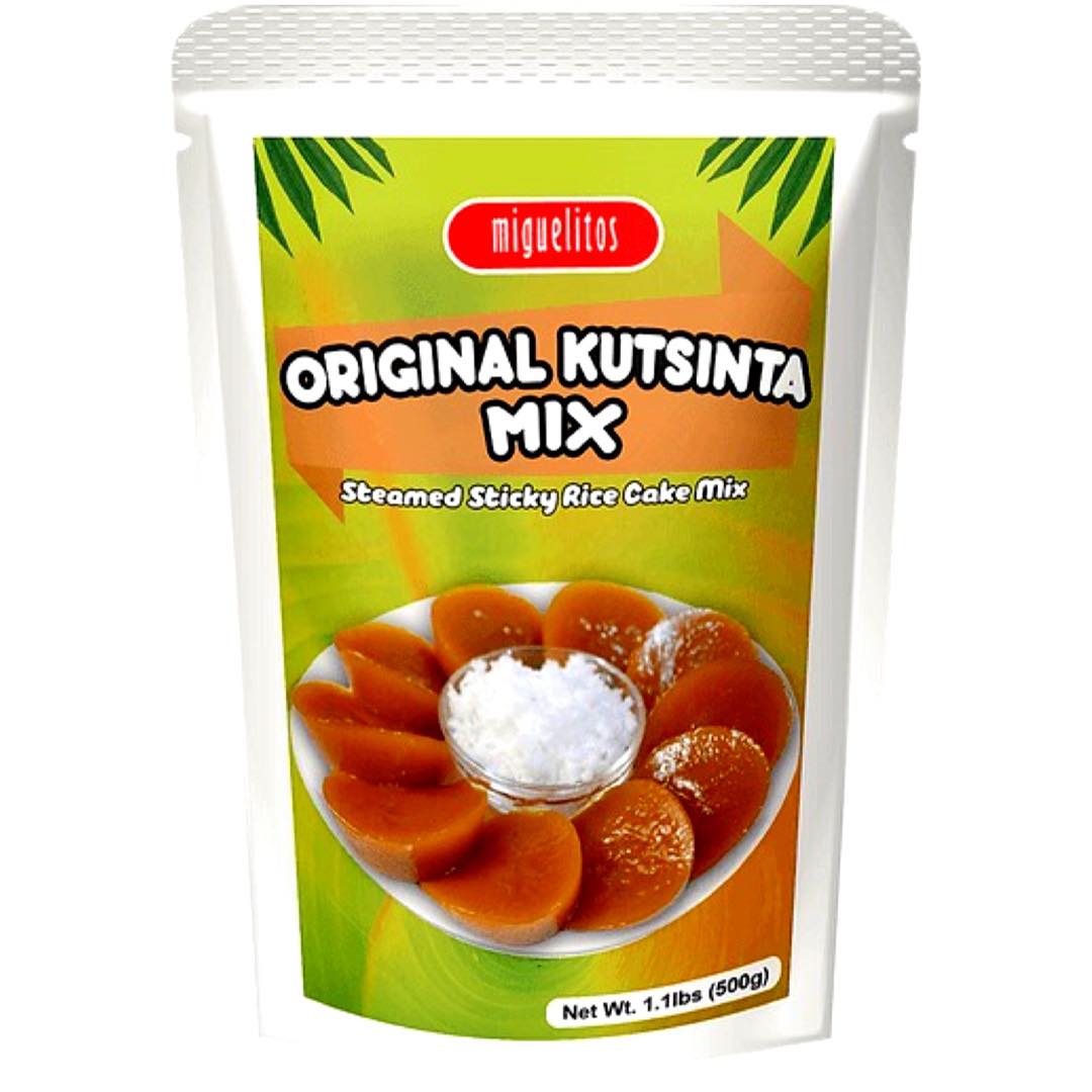 Miguelitos - Original Kutsinta Mischung – Gedämpfter Sticky Reis Kuchen Mischung – 500 G