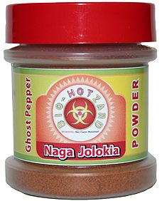 Naga Jolokia Pfeffer Pulver alias “Geisterpfeffer”