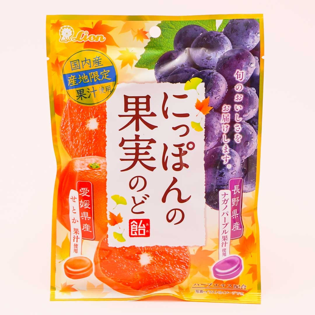 Löwe Japanische Früchte Hals Lutschtabletten – Setoka & Nagano Violett Trauben