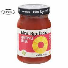 Frau Renfro Salsa Ananas 16 Oz – Packung mit 6 Stück