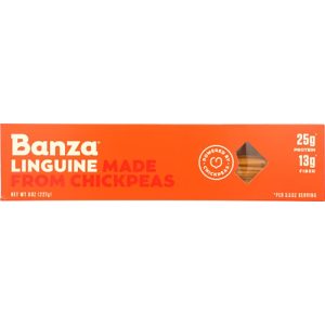 Banza Chickpea Pasta – Nudeln Linguine Kichererbsen, – 8oz