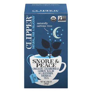 Clipper Bio Schnarchen & Frieden Tee, 1.06 Unzen Packung mit 6