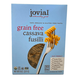 Fusilli, Cassava, biologisch, jovial, glutenfrei, kornfrei