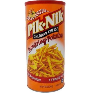 Pik-Nik Shoestring Potatoes = Cheddar Käse (groß) – 9 Unzen