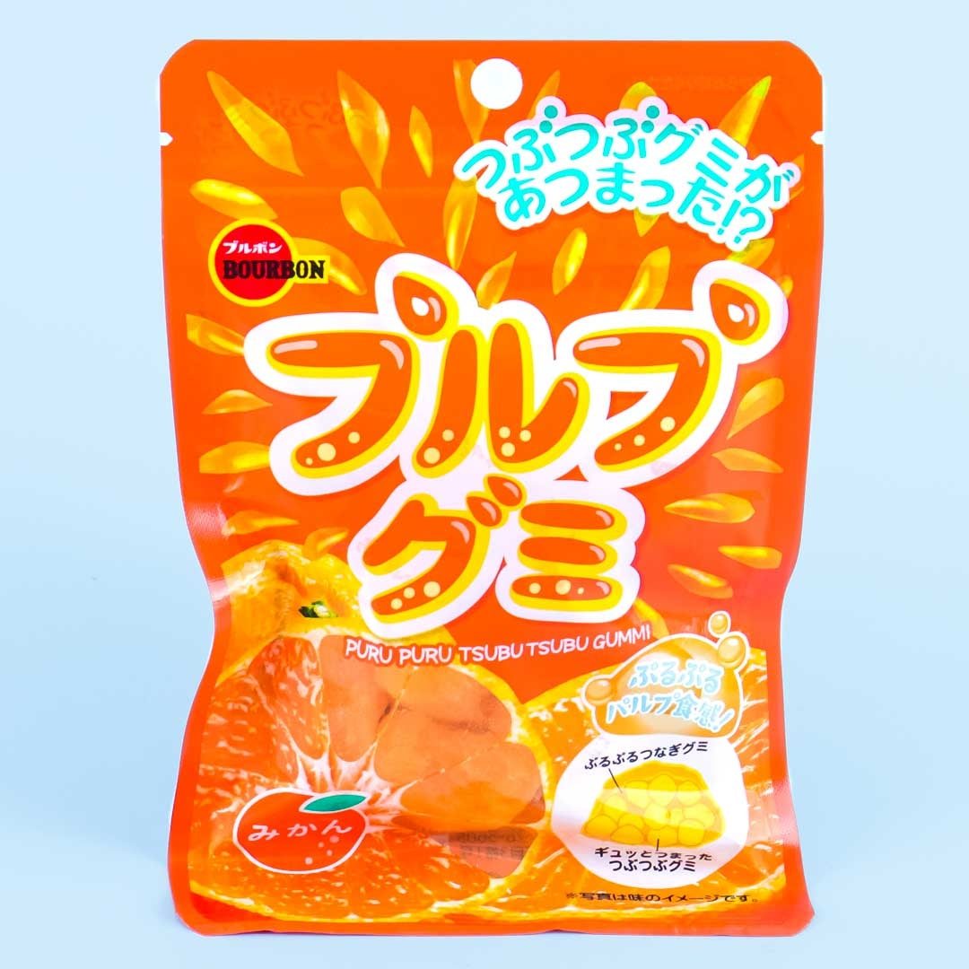 Bourbon Purupugumi Gummis – Mandarine
